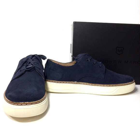 Andrew Marc Men's Suede Casual Athletic Shoes - Picture 5 of 7
